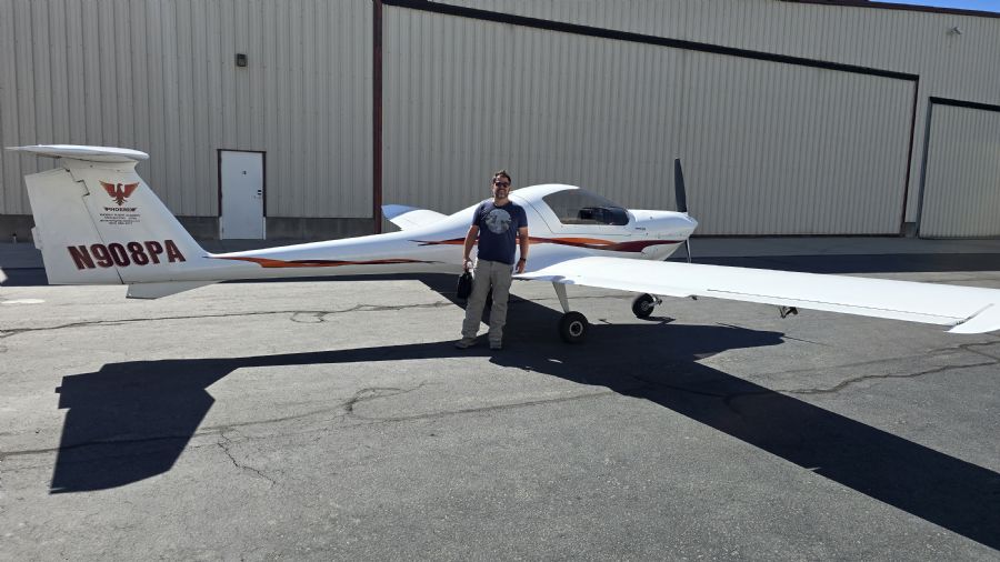 טיסה ב DA20 בסולט לייק סיטי